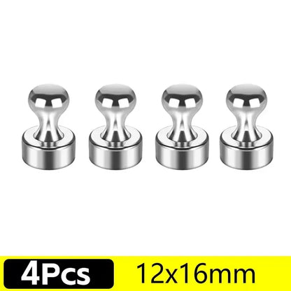50/1Pcs Metal Strong Magnetic Pushpins Magnets Pin Whiteboard Fridge Thumbtack Power Magnet Sheets Push Pins for Office School