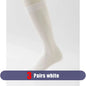 3 Pairs Summer Man Silk Socks Long Business Thin Nylon Striped Breathable Soft Elastic Below Knee Calf Formal Wear Crew Socks