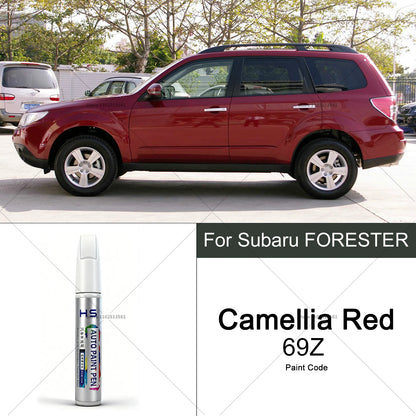 For Subaru Forester Car Paint Repair Pen Touch Up Scratch Remover DIY Auto Accessories Black White Blue Red Silver Bronze Green
