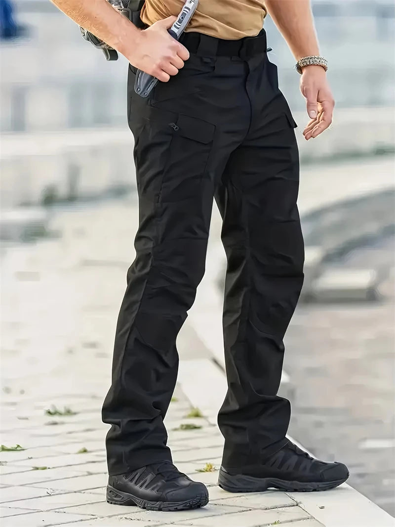 Tactical Cargo Pants Men Outdoor Waterproof SWAT Combat Military Camouflage Trousers Casual Multi Pocket Male Work Joggers