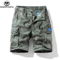 New Men Summer Outdoor Leisure Camouflage Comfortable Shorts Men Elastic Waist Loose Straight High-Quality Design Shorts Male