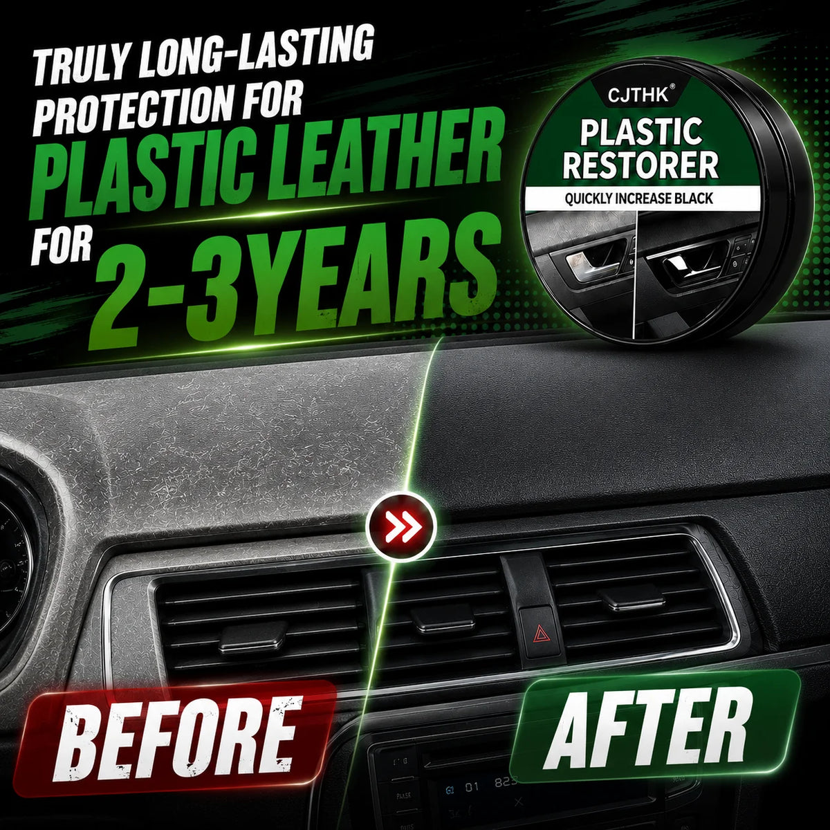Car Plastic Restorer Leather Plastic Interior Panel Renewal Wax Coating Cream Repair Gloss Auto Rubber Tire Surface Polish Care