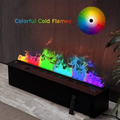 Intelligent Water Replenishment Multi-Color Atomization Fireplace Designer Luxury Home Decoration 3D Atomization Fireplace