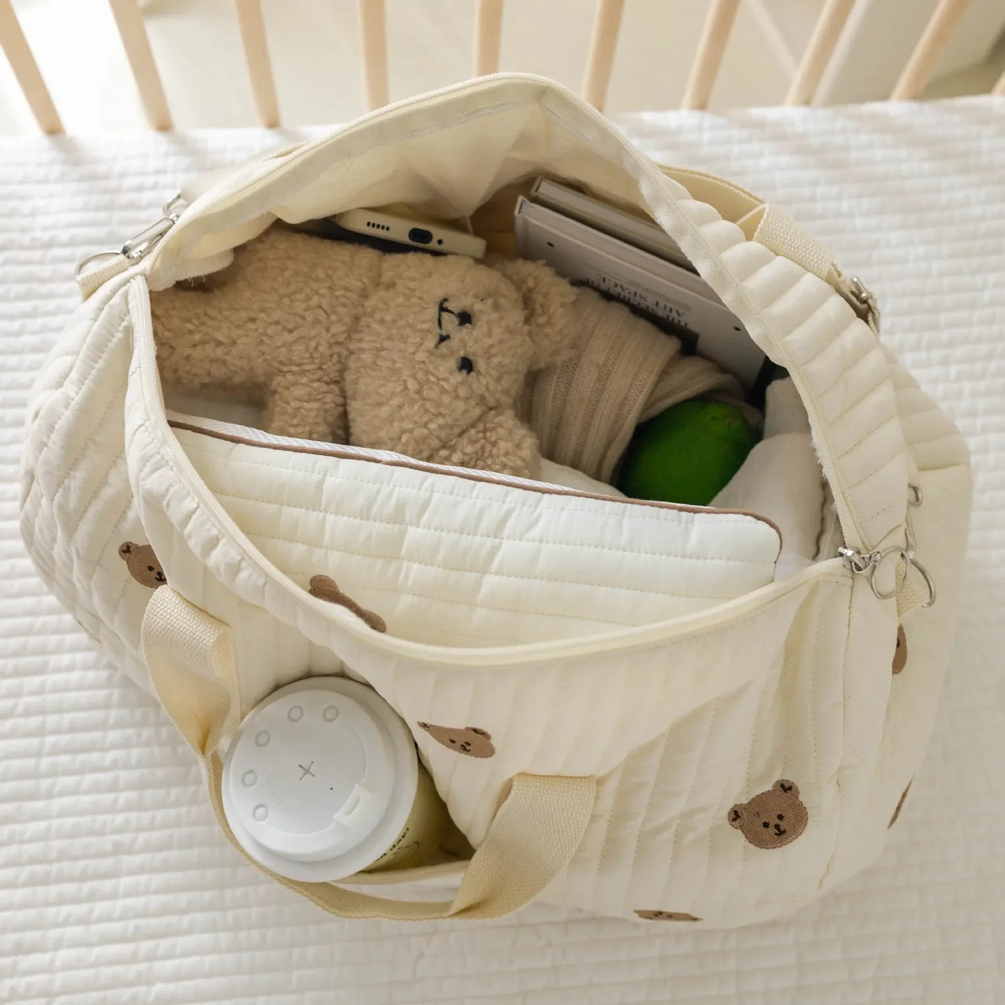 Large Capacity Mommy Bag - Multi-functional Diaper Bag & Travel Tote for Women