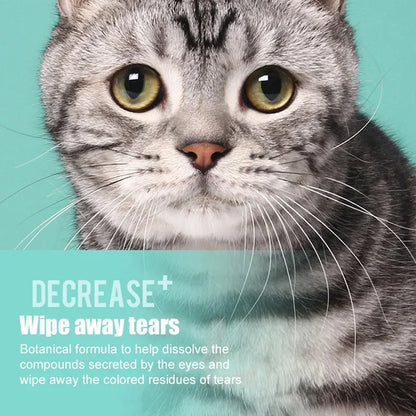 New Pet Eye Wipes Cats And Dogs Tearmark Wet Wipes Cats And Dogs Universal No Irritation Cleaning Products 130 Canned 2027