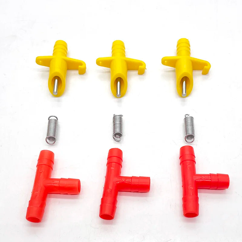 200 pcs Rabbit Drinker Integrated Water Nozzle Plastic Automatic Rabbit Drinking Rabbit Equipment Poultry Animals