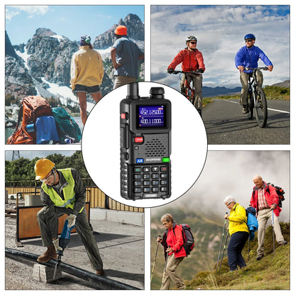 Baofeng UV 5RH 10W Full Bands Walkie Talkie Wirless Copy Frequency Type-C Charger Upgraded UV 5R Transceiver Ham Two Way Radio