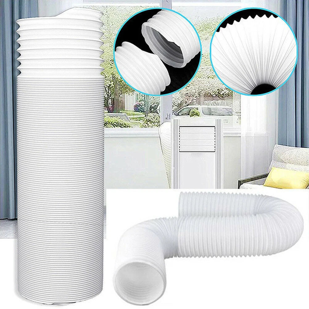 1.5/2M Portable Flexible Conditioner Exhaust Hose Tube/13/15cm Exhaust Pipe Hose Connector Interface for Mobile Air Conditioning