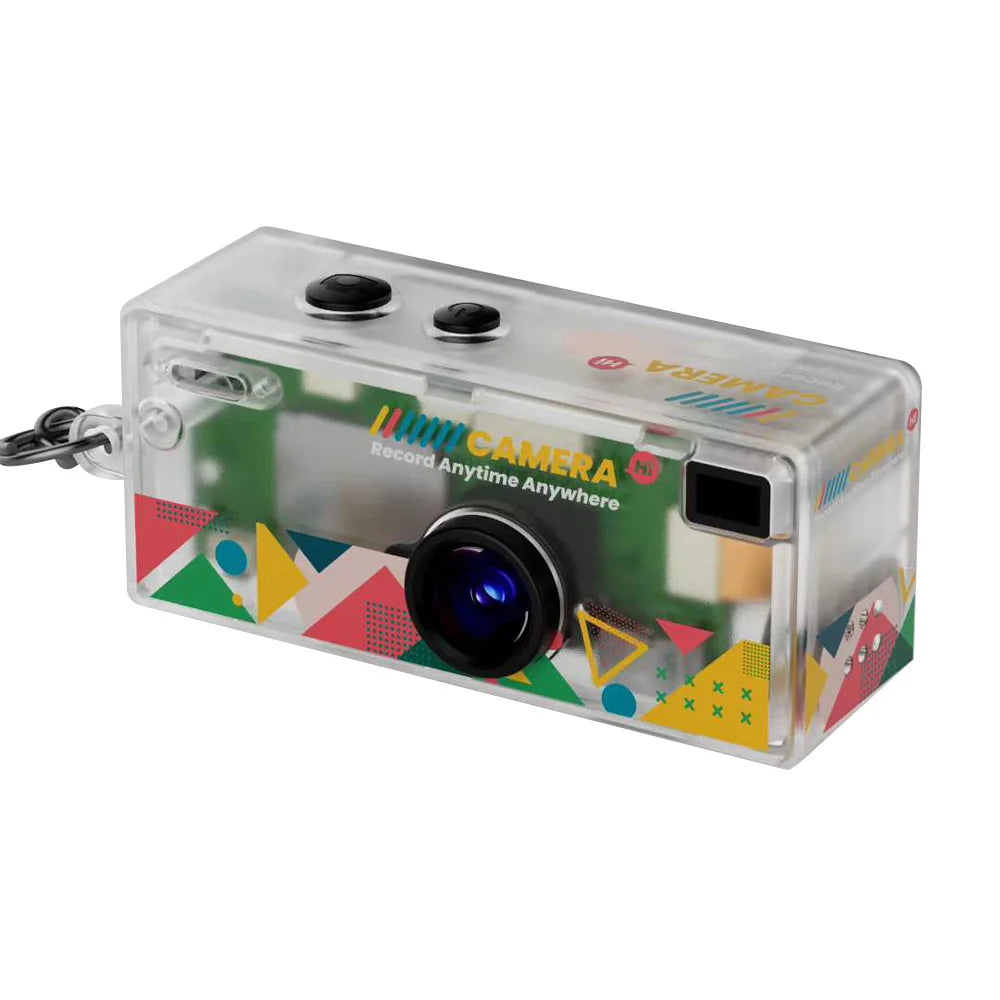 Ourlife Thumb Keychain Camera 0.96inch Mini Action Camera Retro Support Memory Card 1080P Very Small Camcorder Video Recorder