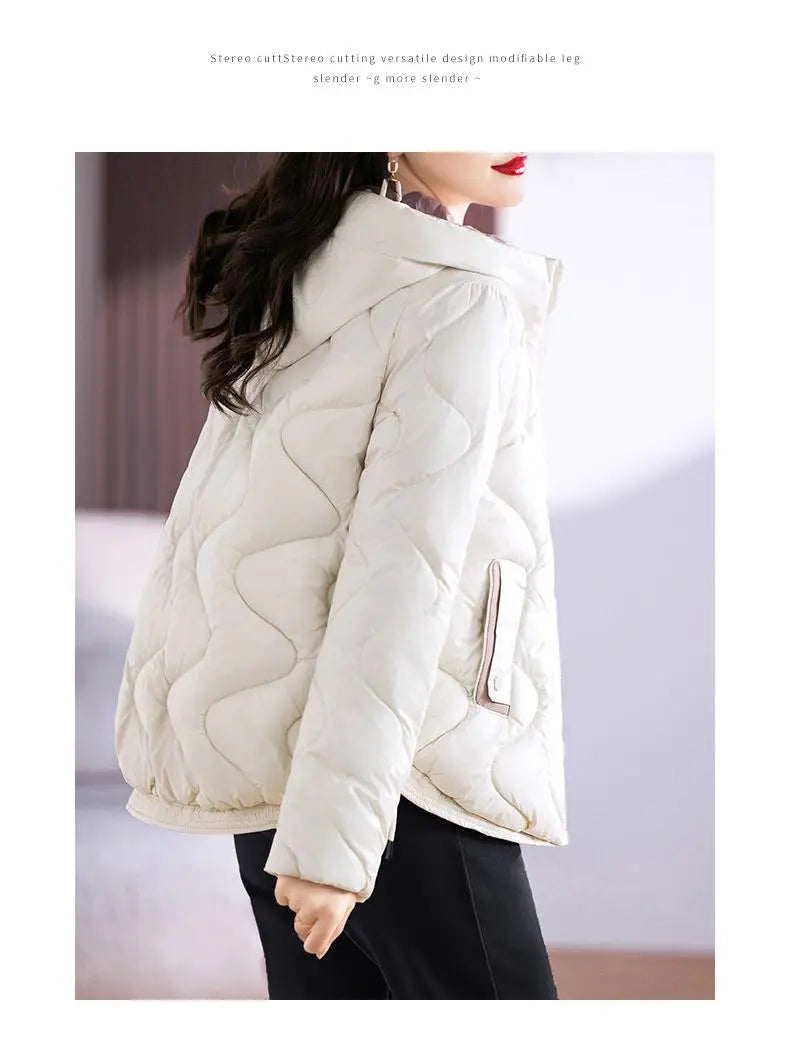 Hooded Parkas Women Winter 4XL Korean Fashion All-match Coats Thicken Keep Warm Streetwear Cold Wear Casual Female Outwear Ins