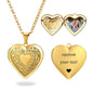 Personalized Locket Necklace for Women Custom Photo Heart Pendant Necklace Customized Picture Lockets Necklaces Birthday Gifts