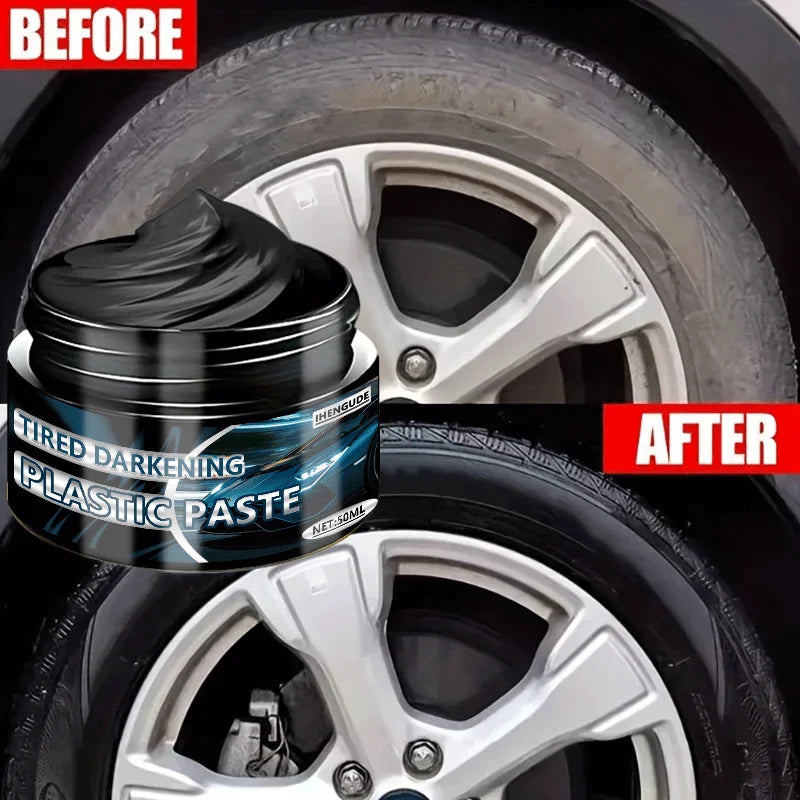 Car Interior Scratch Repair Cream Interior & Exterior Plastic Polishing Wax Black Interior and Dashboard Plastic Surface Repair