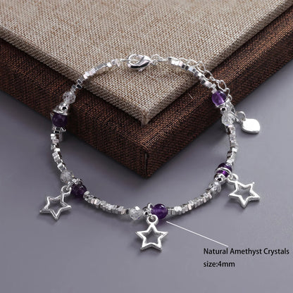 VENTFILLE 925 Sterling Silver Butterfly Bracelet for Girl Bead String Design Insect Fashion Versatile Jewelry Gift Dropshipping