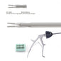 Laparoscopic Titanium Clip Applier Single Action Surgical Forceps with Ligation Clips, 5mm/10mm Hemostatic Clamping Instrument