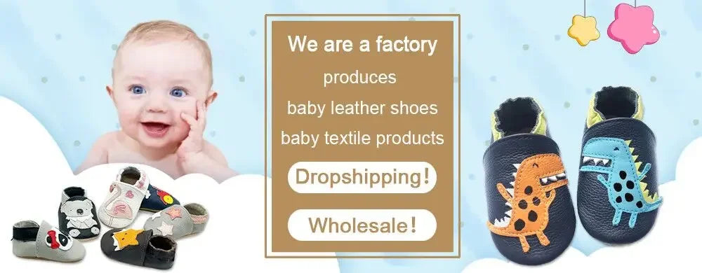 Baby Shoes Cow Leather Bebe Booties Soft Soles Non-slip Footwear Toddler First Wakers Boys And Girls Slippers