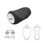 EKFan EVA 7.6G Knobs Suit 4MM Axle Shaft 7x4x2.5MM Bearings For Spinning Bastcast Reel Wheel Handles Parts Accessory
