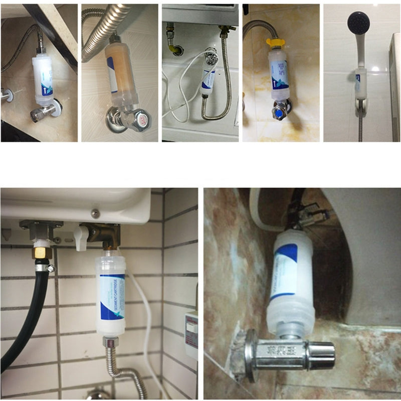 Quick-Connect Water Filter Replacement Cartridge Inline Filter for Refrigerator Ice Maker Under Sink A6HB
