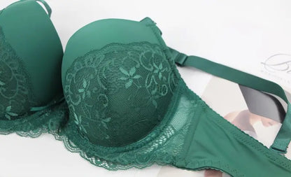 DaiNaFang Push Up Breathable Bras Bow 34/75 36/80 38/85 40/90 42/95 44/100 BCDE Cup Underwear For Women Plus Size Lingerie