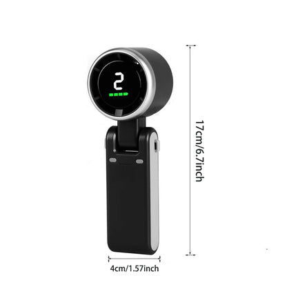 3-in-1 Fan, 5-speed, 3600mAh Rechargeable Lithium Battery, USB Charging, Travel Mini Fan