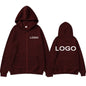 Customized Printed Zipper Hoodies Men Fashion Long Sleeve Zipper Up Sweatshirts Women Casual Personality Hoody Pullover Sudadera