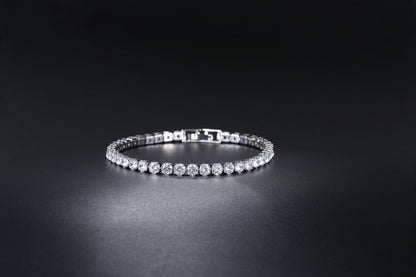 Fashion Multicolor Tennis Bracelet for Women 2.5/3/4/5mm Zirconia Charm Designer Tennis Chain Men Bracelet Wedding Jewelry KC128