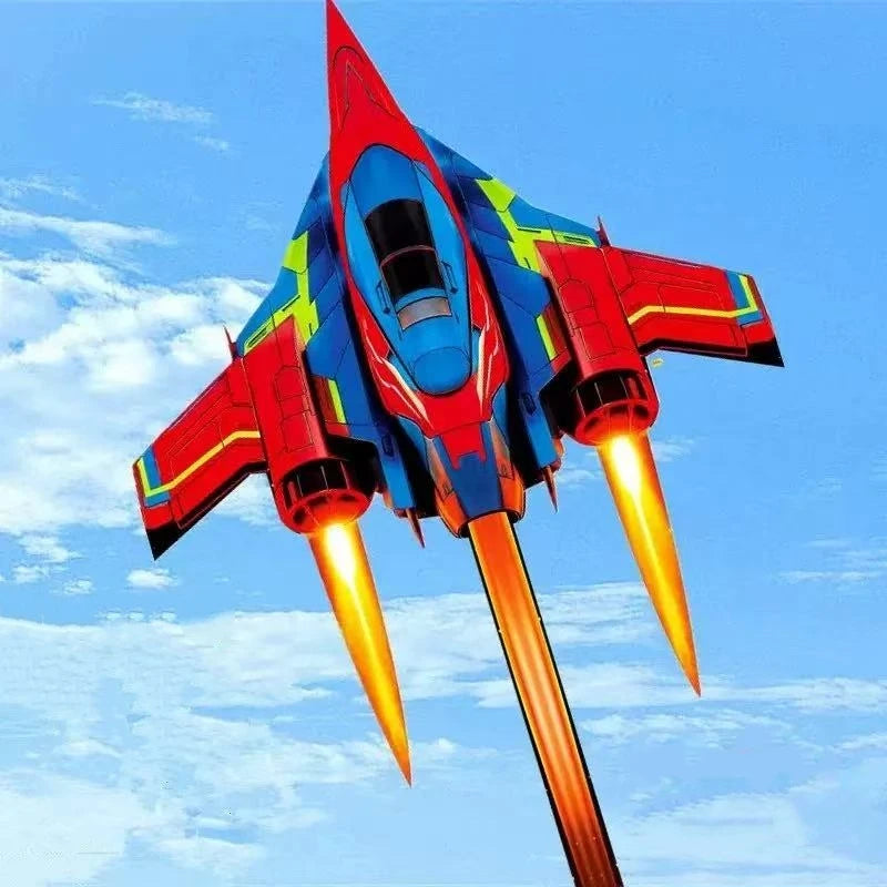 Aircraft kite flying adults kites bomber kite nylon fabric reel fighter kite outdoor play kite air plane kites airplane kite koi