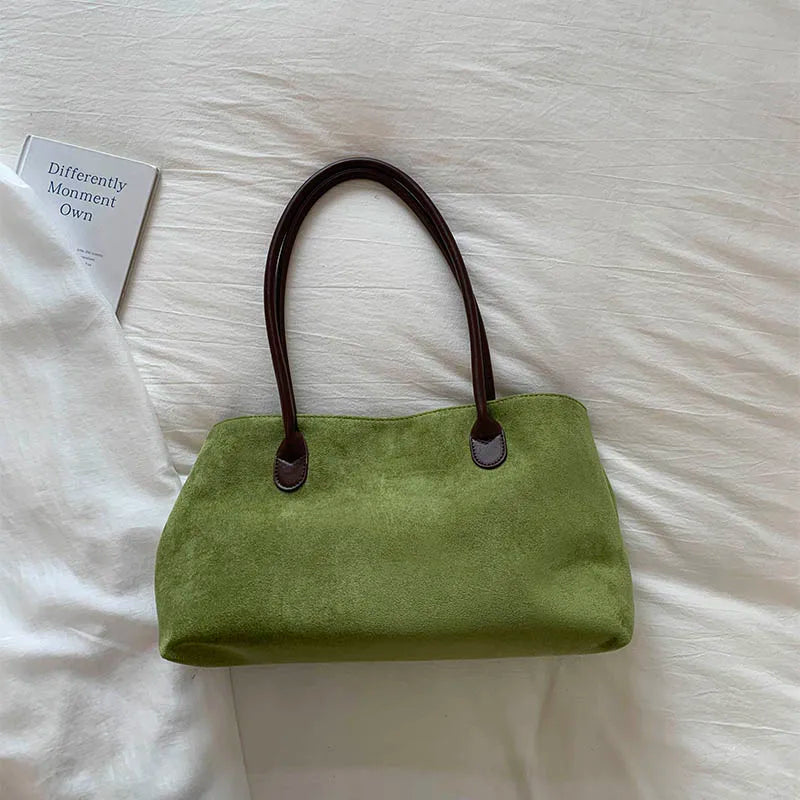 LEFTSIDE Women's PU Leather Shoulder Bag 2025 Winter New Fashion Retro Underarm Bag Luxury Brand Designer Handbags Tote Bags