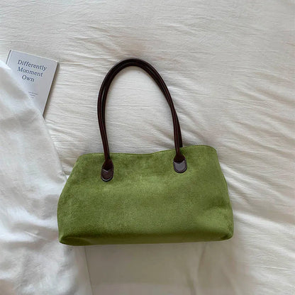 LEFTSIDE Women's PU Leather Shoulder Bag 2025 Winter New Fashion Retro Underarm Bag Luxury Brand Designer Handbags Tote Bags