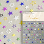 1PC 5D Korean Bronzing Nail Stickers Japanese Gold Silver Star Moon Luxury DIY Nail Art Decoration Decals Manicure Accessories