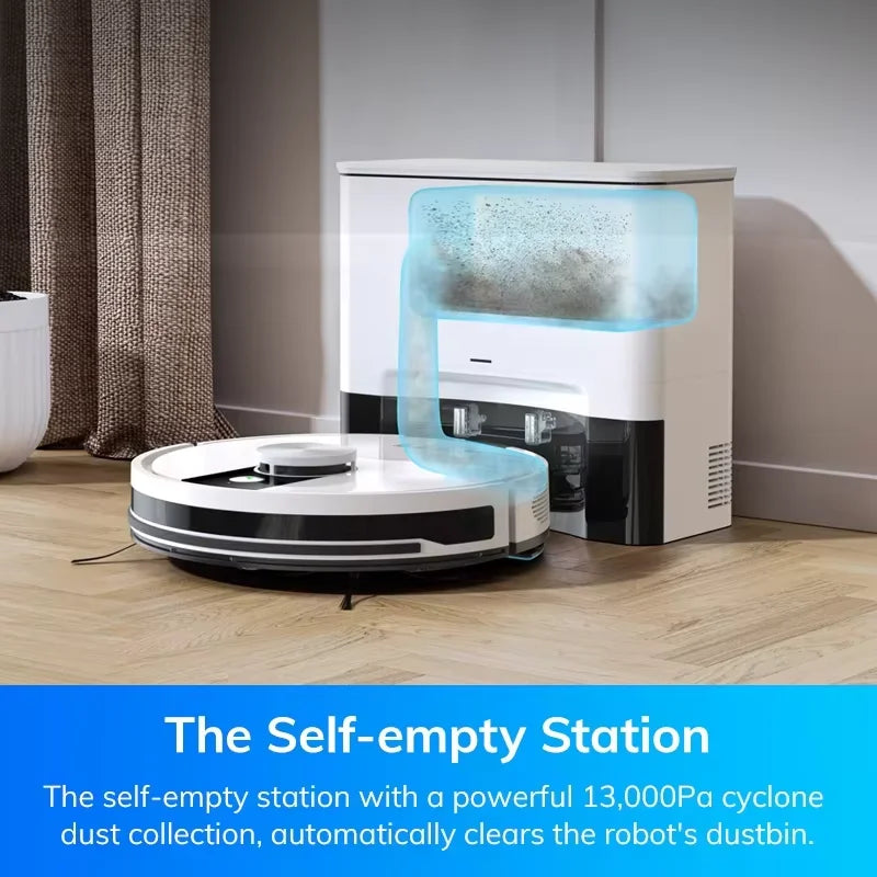 ILIFE A12 Pro Robot Vacuum and Mop Combo, LIDAR Navigation, Self Collection Dust, 3000Pa Suction, App/Remote Control