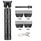 Carving Hair Clipper Professional Hair Cutting Machine Barber Rechargeable Hair Trimmer Metal Haircut Machine Clipper for Men