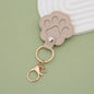 S27 Dog Hair Collector Keychain Leather Pet Memorial Gift Keepsake for Dogs and Cats Fur Storage Pendant Charm Gift Keychain