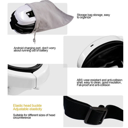 Eye Massage Device Vibration Airbag Pressure Eye Massager Bluetooth Music Relax Fatigue Eye Care Improve Sleep Tools Foldable