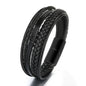 Men Genuine Leather Bracelets Multilayer Braided Rope Bracelets for Man Jewelry Bracelet Homme