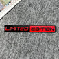 3D Aluminium Limited Edition Emblem Metal Sticker Car Body Rear Window Refit Decoration Decal Motorcycle Sticker