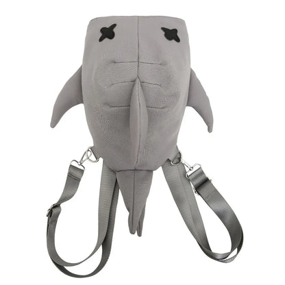 Adjustable Strap Shark Backpack Unique Design Versatile Style Large Capacity Backpack New Design Unisex Model Casual Travel Bag