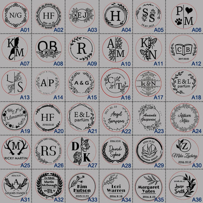 Wedding Embosser Stamp LOGO Custom Personalized Embossing Seal Customization for Letter Head Wedding Envelope Graduation Decora
