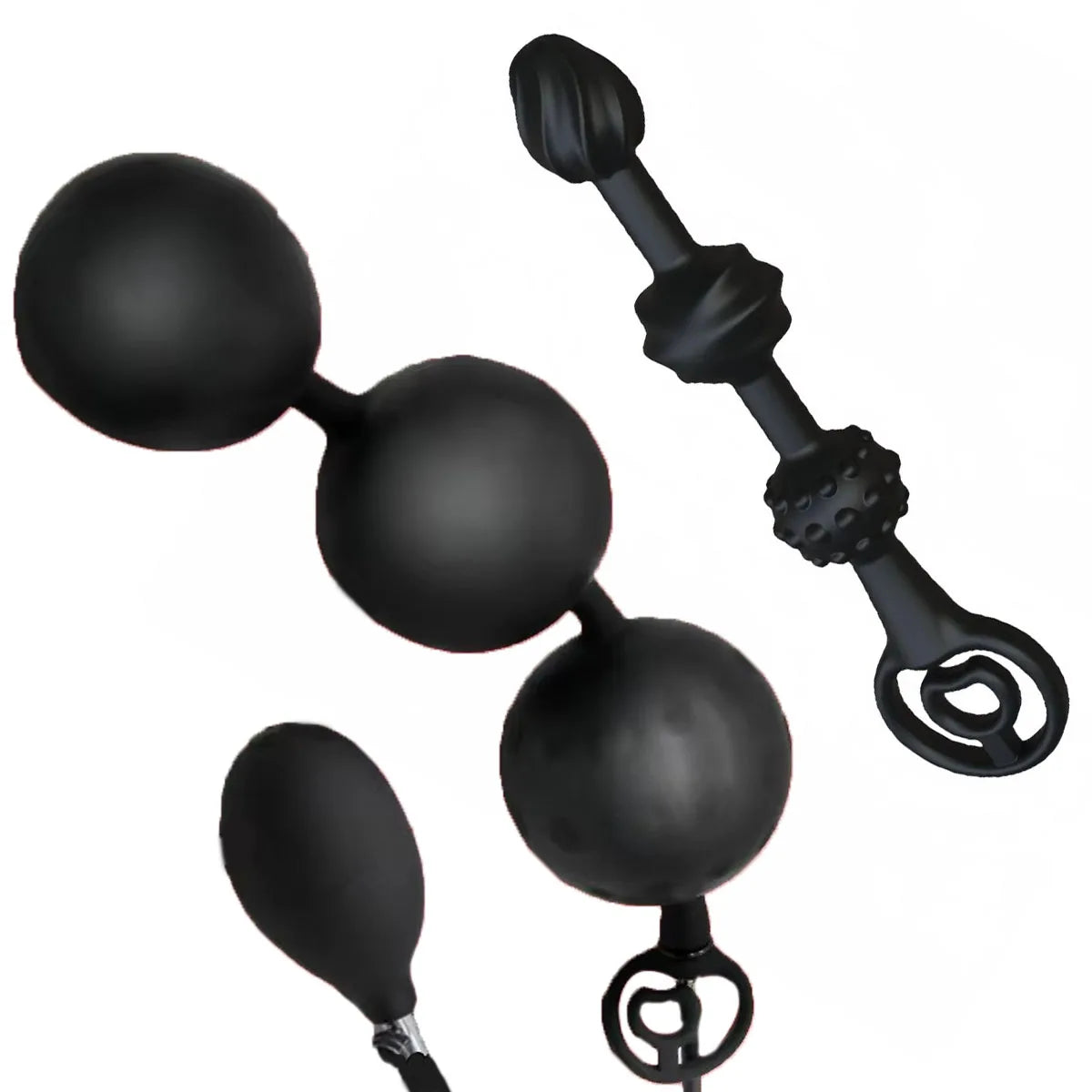 three-ball inflatable anal suppositories, posterior court anal suppositories, female sex toys, prostate massage, adult sex toys