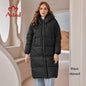 Astrid 2022 Down Jacket Women Winter Warm Long Coat Women Parkas Hooded Fashion Loose Outerwear Women's Jacket Female Clothing