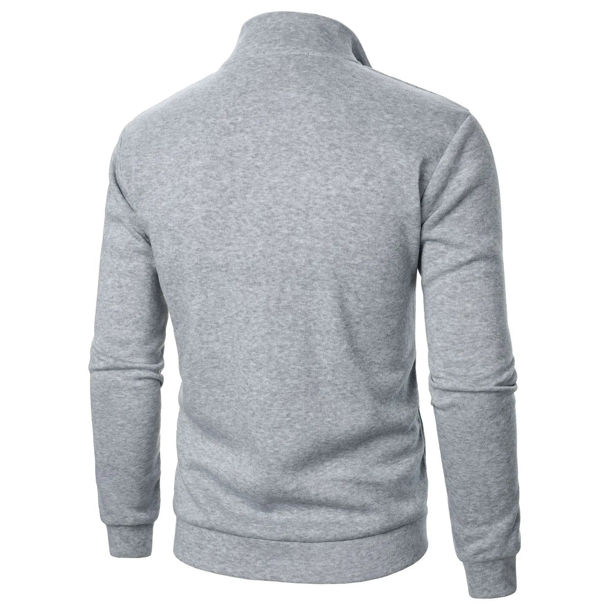 Spring and Autumn new casual half zipper stand up collar hoodie trend simple and loose oversized fleece men's hoodie