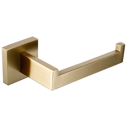 Brushed Gold Bathroom Accessories Set Toilet Brush Holder Toilet Paper Holder Towel Bar Rail Rack Hanger Hook Soap Dish Hardware