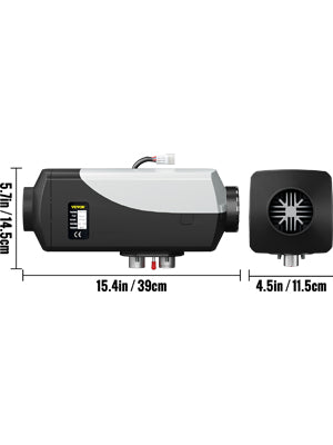 SucceBuy Diesel Heater 12V Diesel Air Heater 8KW Diesel Parking Heater Remote Control with LCD Switch for Car Truck Motor-home