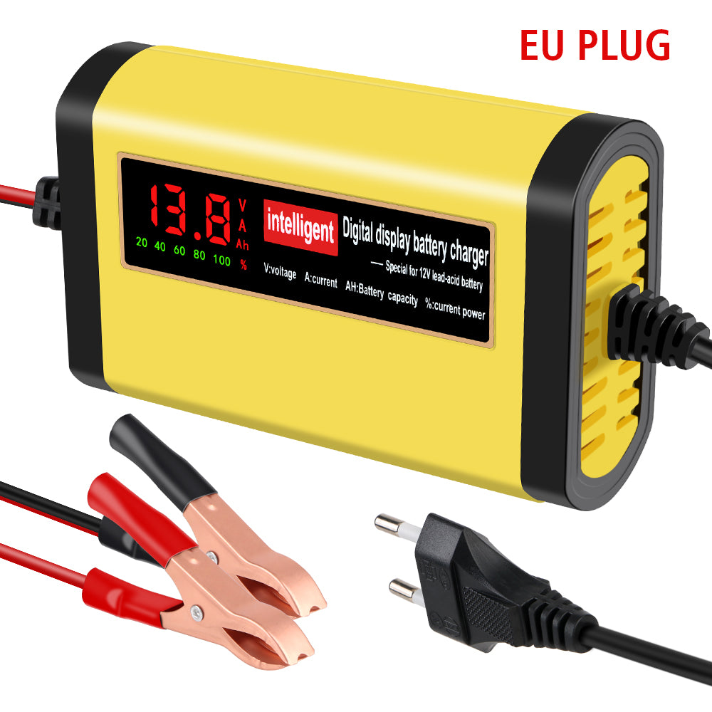 3 Stages Lead Acid AGM GEL Battery-chargers Car Battery Charger Car Accessories